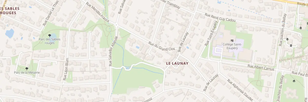Plan du 9007 Rue du Grand Clos à La Montagne