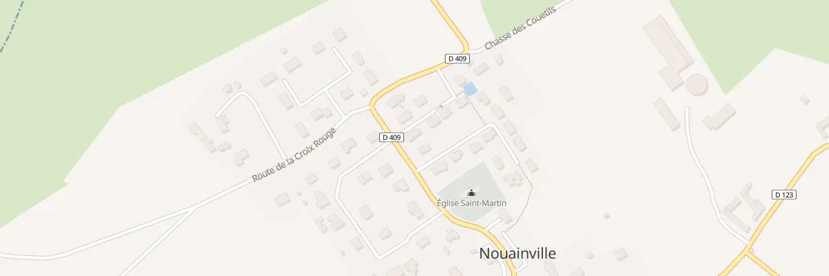 Plan du 2 Rue du Locardier à Nouainville