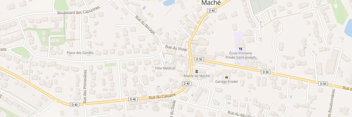 Plan du 3 Pl de l’Eglise à Maché