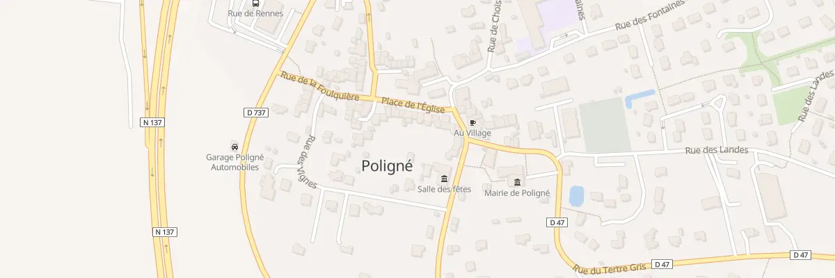Plan du 5059 Le Bourg à Poligné