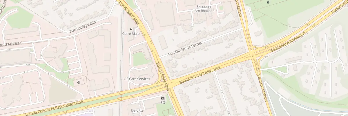 Plan du 4 Rue Olivier de Serres à Rennes