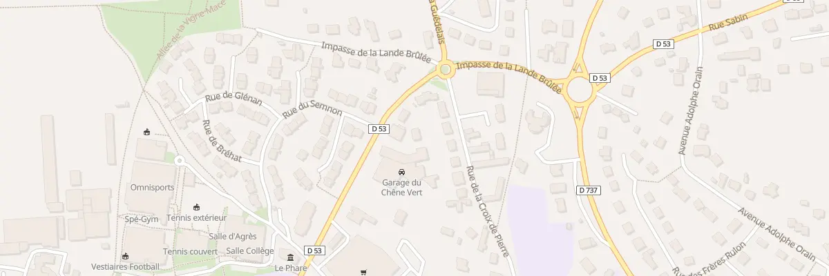 Plan du 17 Rue du Chêne Vert à Bain-de-Bretagne