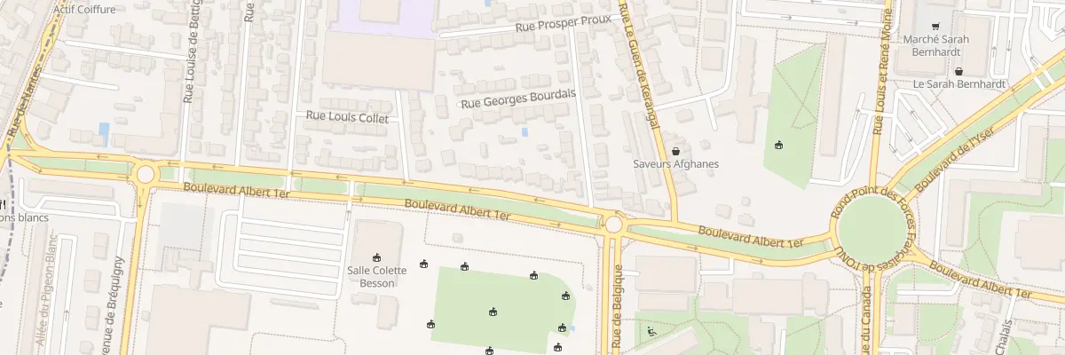 Plan du 49 Bd Albert 1er à Rennes
