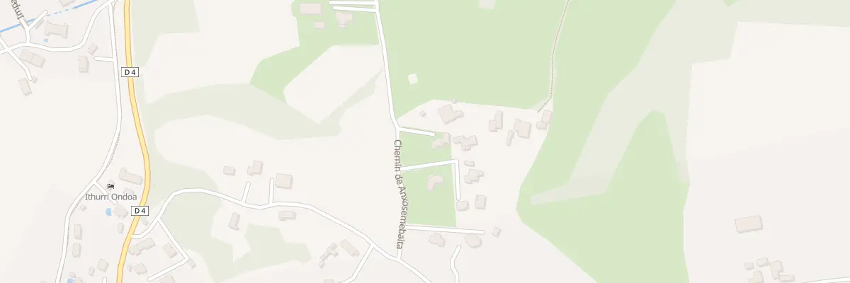 Plan du 150 Che de Anxosemebaita à Urrugne