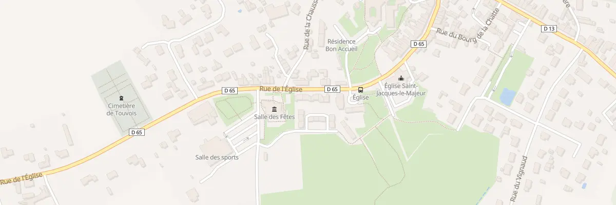 Plan du 25D Rue de l’Eglise à Touvois