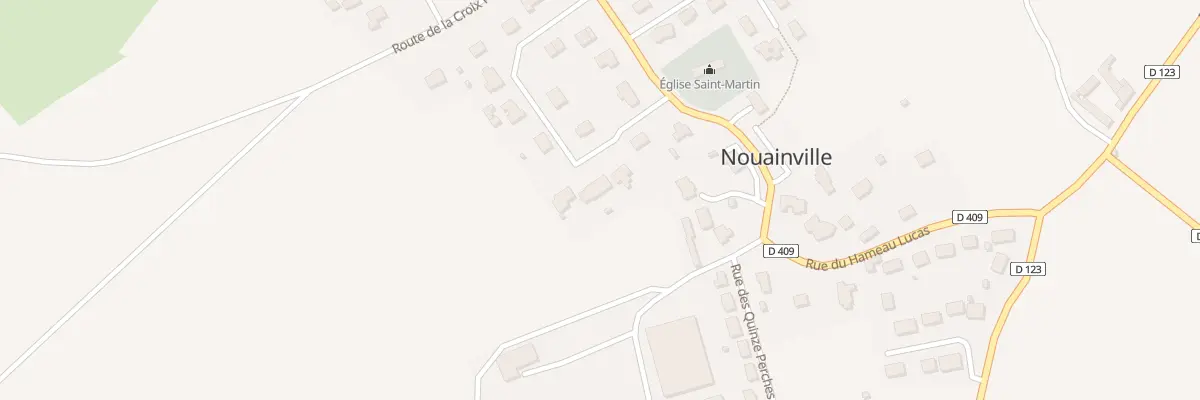 Plan du 3 Hameau de l’Eglise à Nouainville