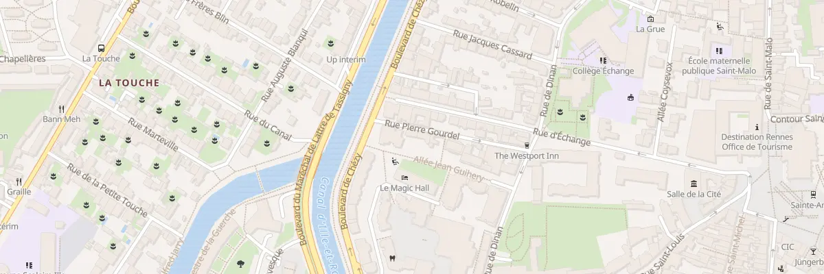 Plan du 21 Rue Pierre Gourdel à Rennes