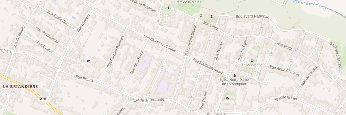 Plan du 7 Rue de la République à La Montagne