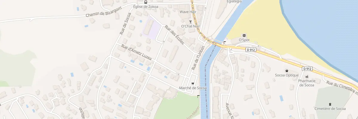 Plan du 1B Rue des Ecoles à Urrugne