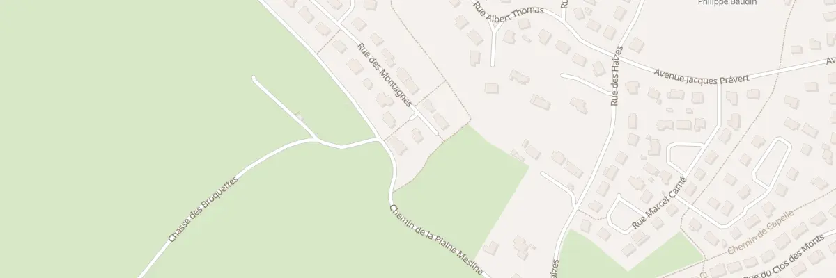 Plan du 44 Rue des Montagnes à Cherbourg-en-Cotentin
