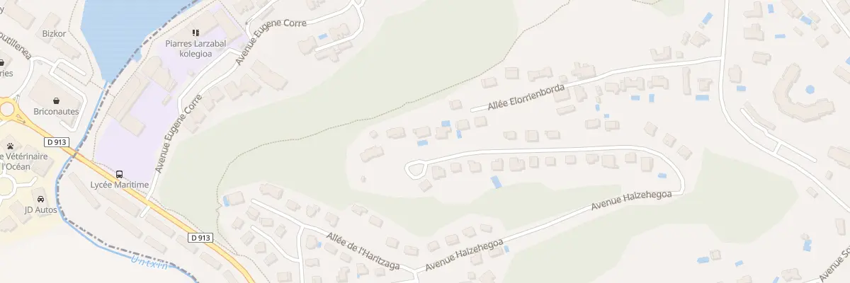 Plan du 36 Av Haizehegoa à Ciboure