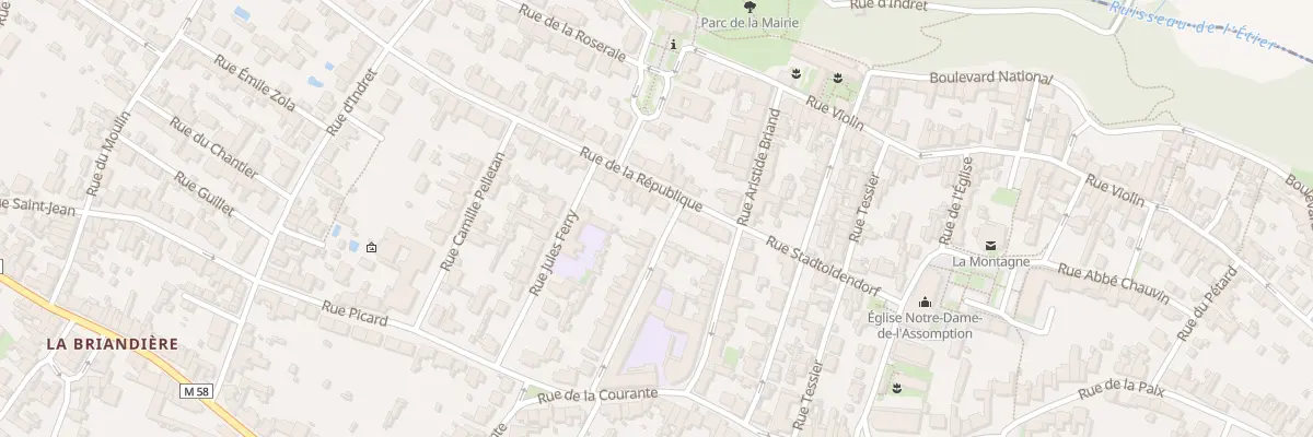 Plan du 11 Rue de la République à La Montagne