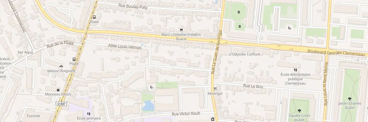 Plan du 41 Rue Louis Hémon à Rennes