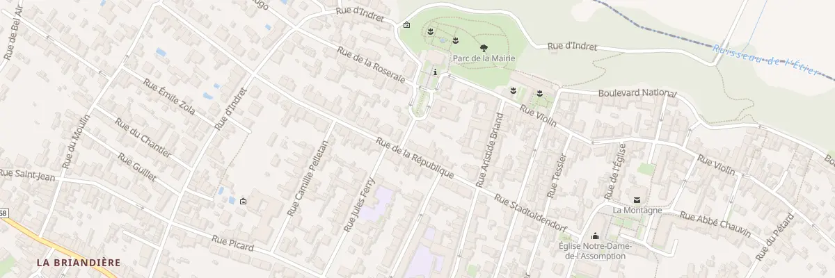 Plan du 12 Rue de la République à La Montagne