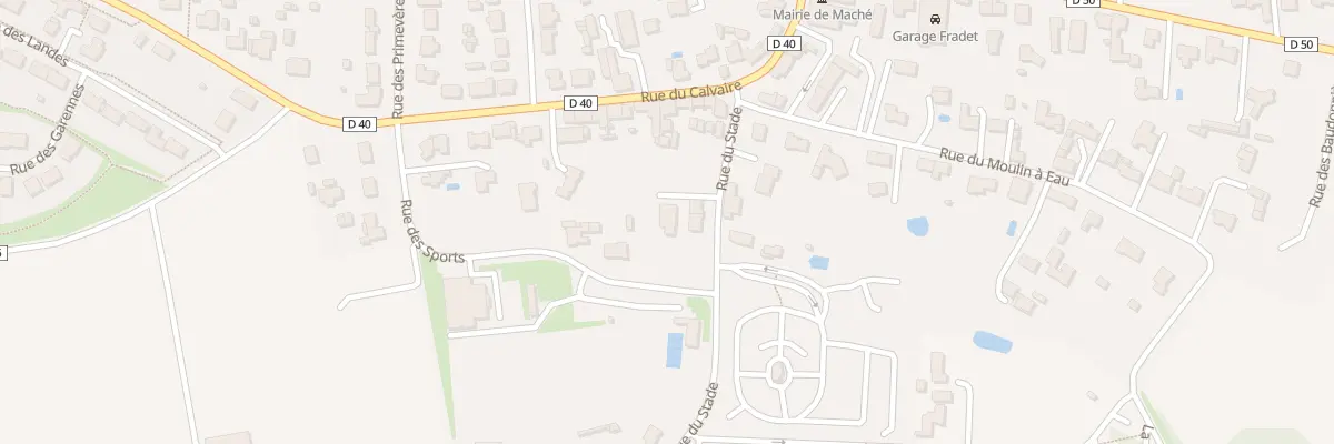 Plan du 4 Rue du stade à Maché