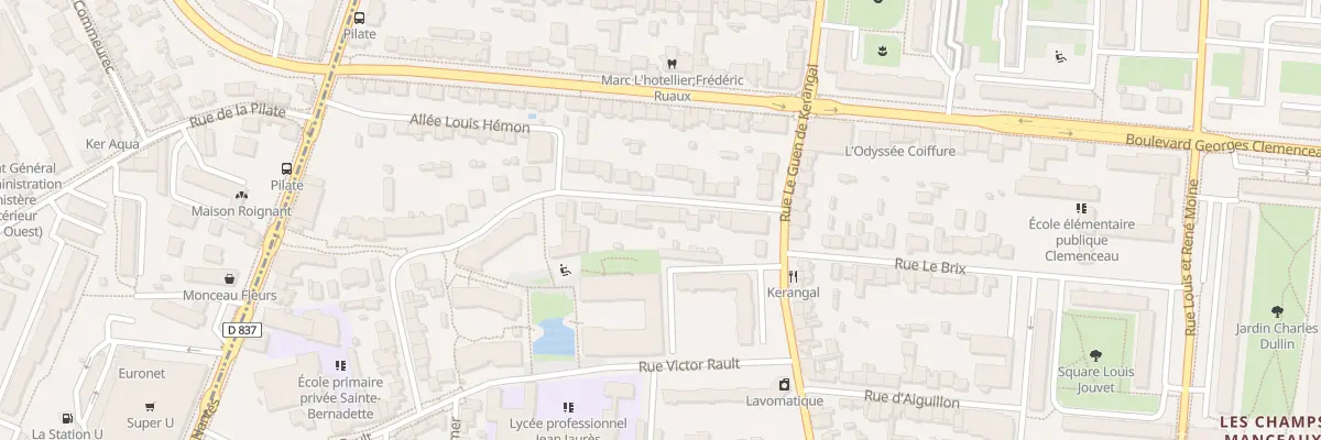 Plan du 40 Rue Louis Hémon à Rennes
