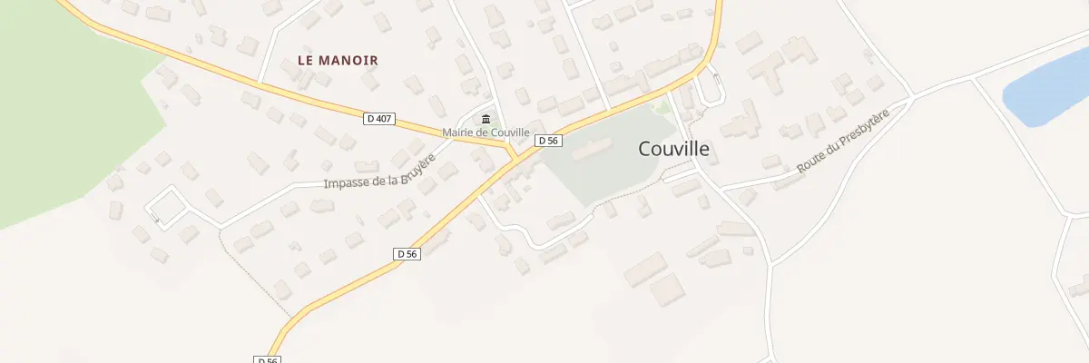 Plan du 21 Route de l’Eglise à Couville