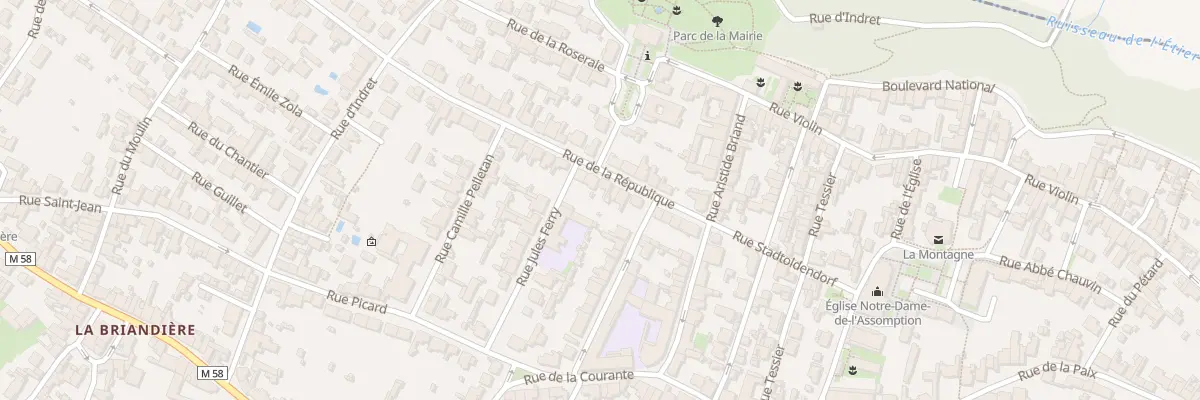 Plan du 15 Rue de la République à La Montagne