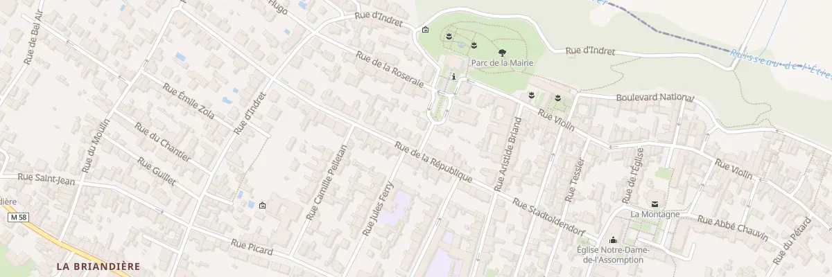 Plan du 14 Rue de la République à La Montagne