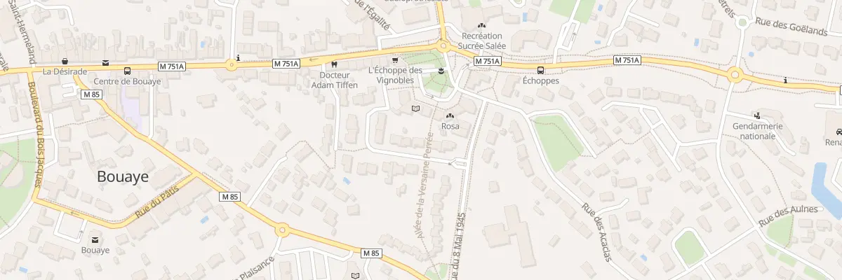 Plan du 6 Rue des Essarts à Bouaye