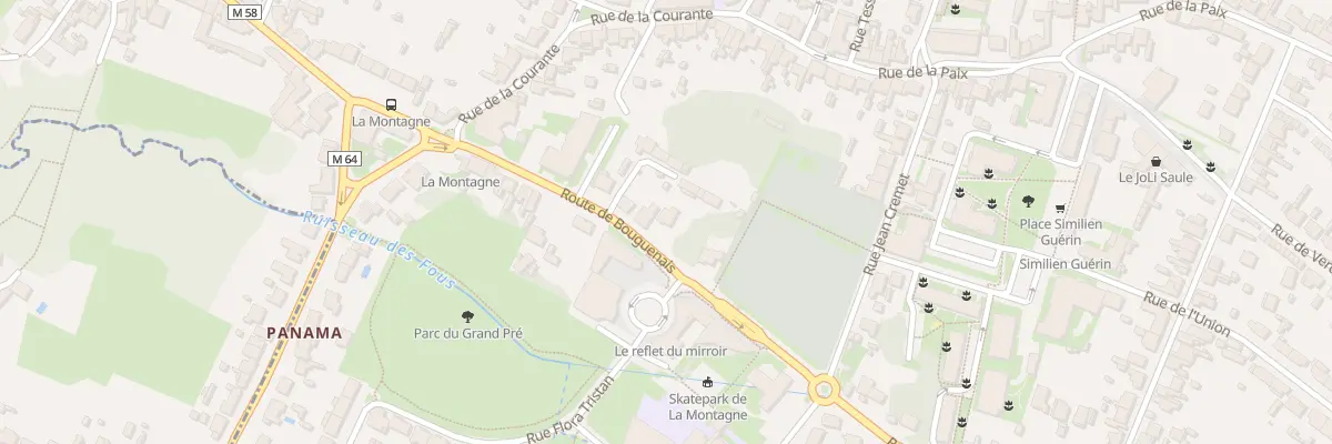 Plan du 134 Rte de Bouguenais à La Montagne