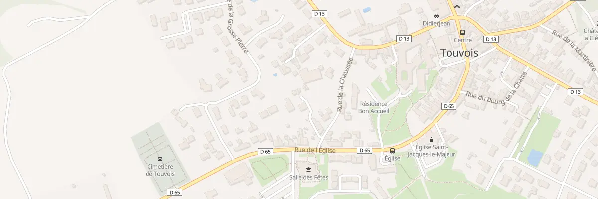 Plan du 16 Rue de la Chaussée à Touvois