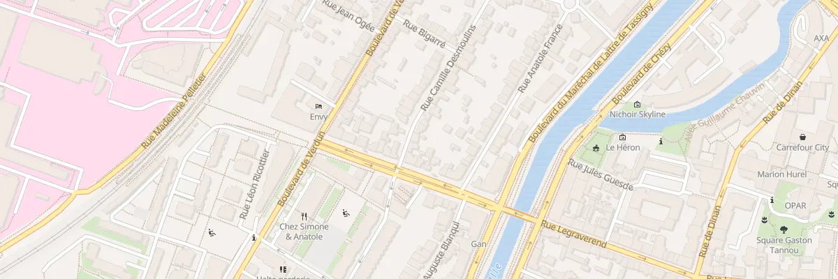Plan du 6 Rue Camille Desmoulins à Rennes