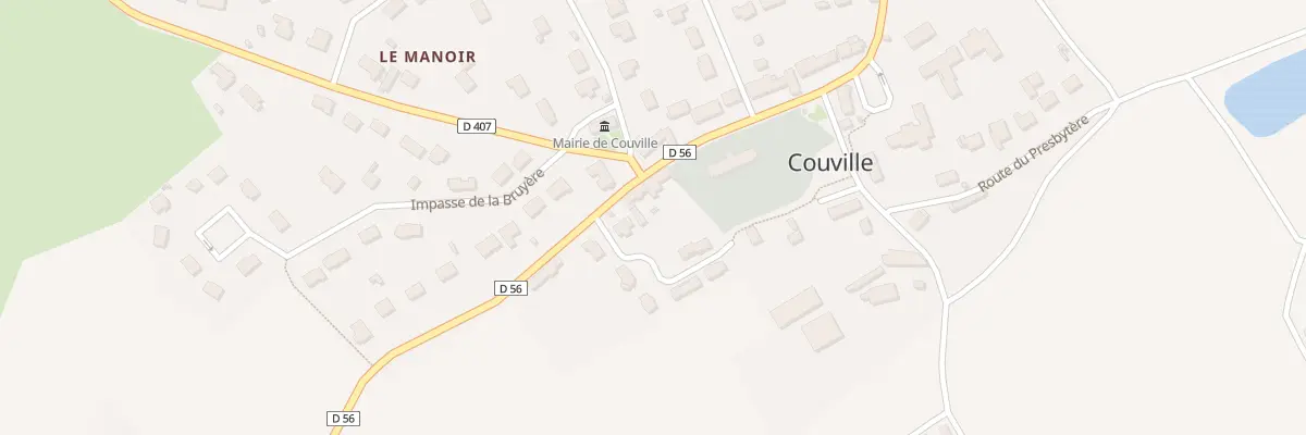 Plan du 23 Route de l’Eglise à Couville