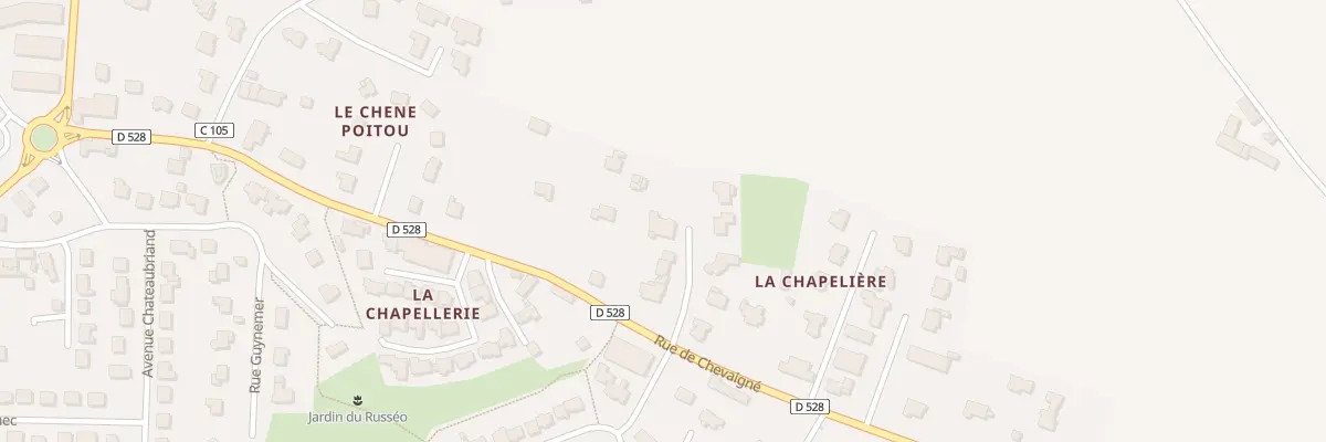 Plan du 29 Rue de Chevaigné à Melesse