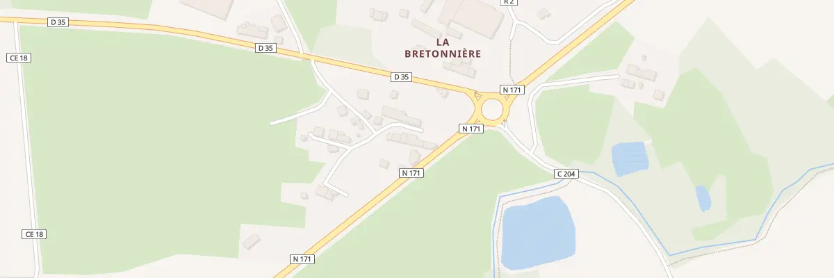 Plan du 67 La Bretonnière à La Grigonnais