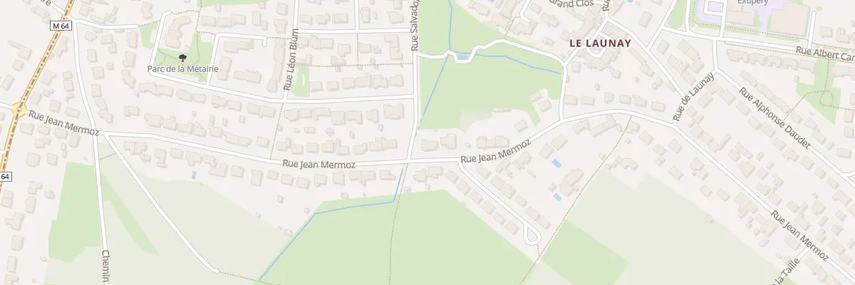 Plan du 64 Rue Jean Mermoz à La Montagne