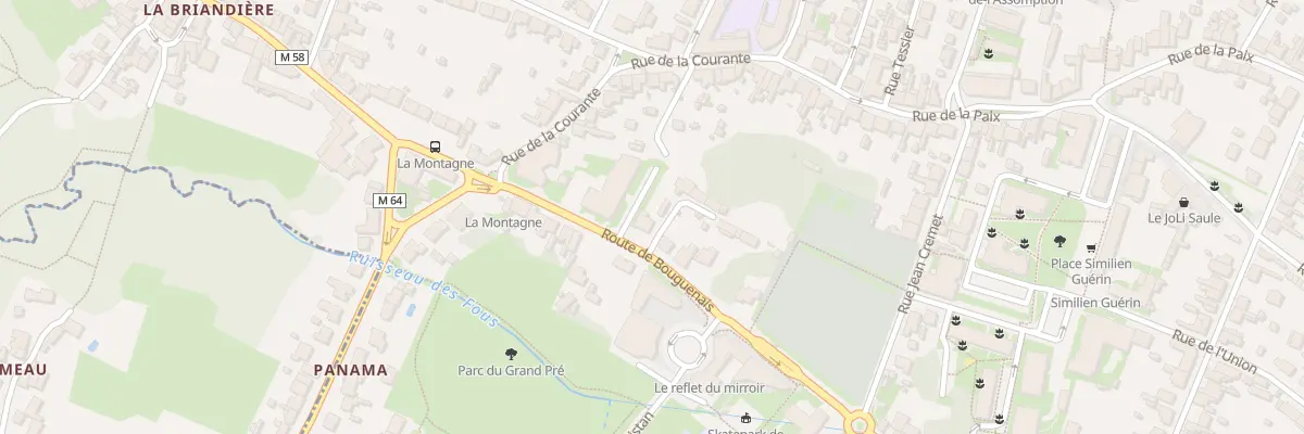 Plan du 142 Rte de Bouguenais à La Montagne