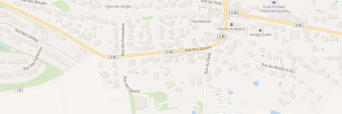 Plan du 23 Rue du calvaire à Maché