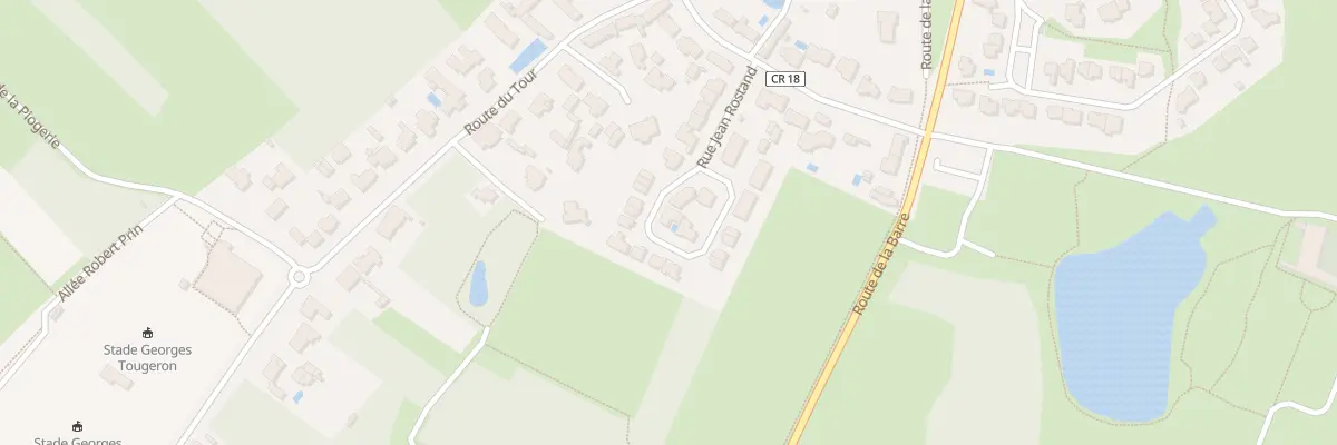 Plan du 3 Rue Jean Rostand à Bouaye