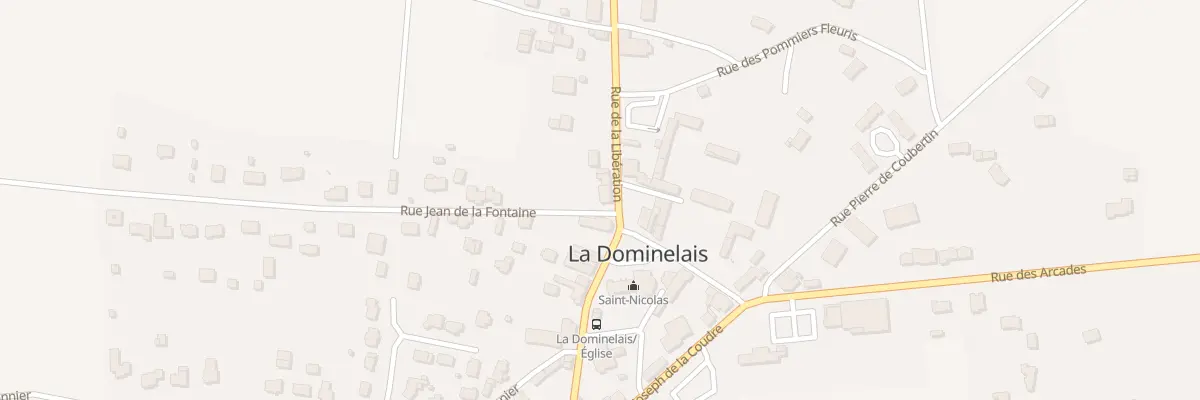 Plan du 2 Rue de la Libération à La Dominelais