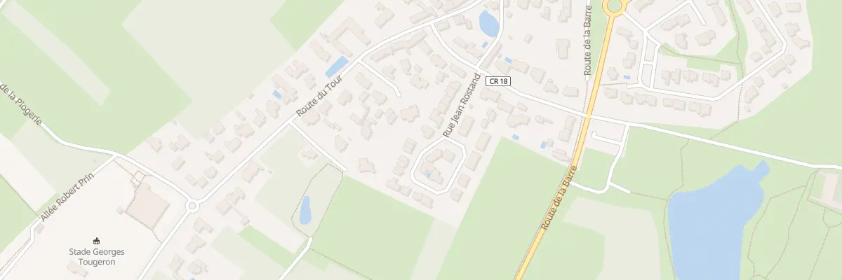 Plan du 18 Rue Jean Rostand à Bouaye