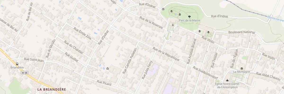 Plan du 27 Rue de la République à La Montagne