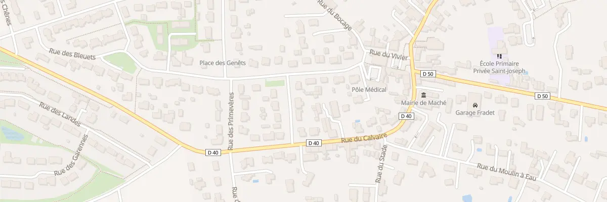 Plan du 4 Rue du muguet à Maché