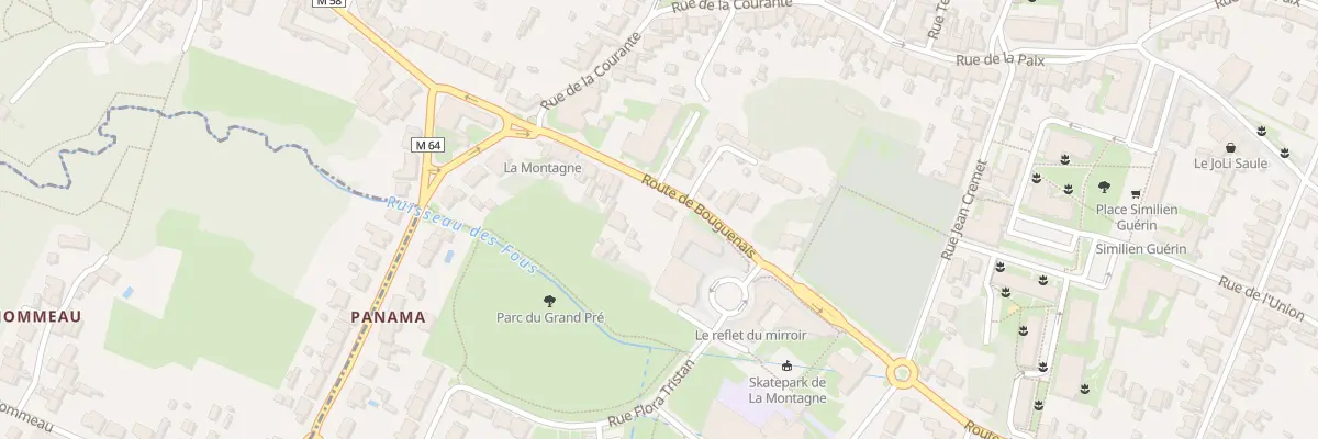 Plan du 175 Rte de Bouguenais à La Montagne