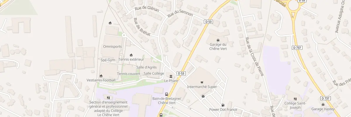 Plan du 6 Rue du Chêne Vert à Bain-de-Bretagne