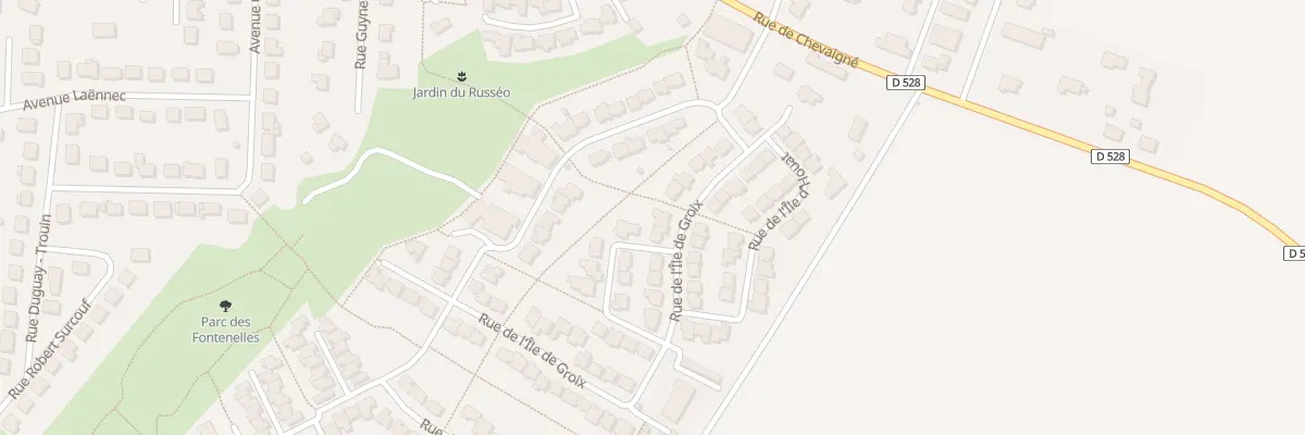 Plan du 33 Rue de l’Ile de Groix à Melesse