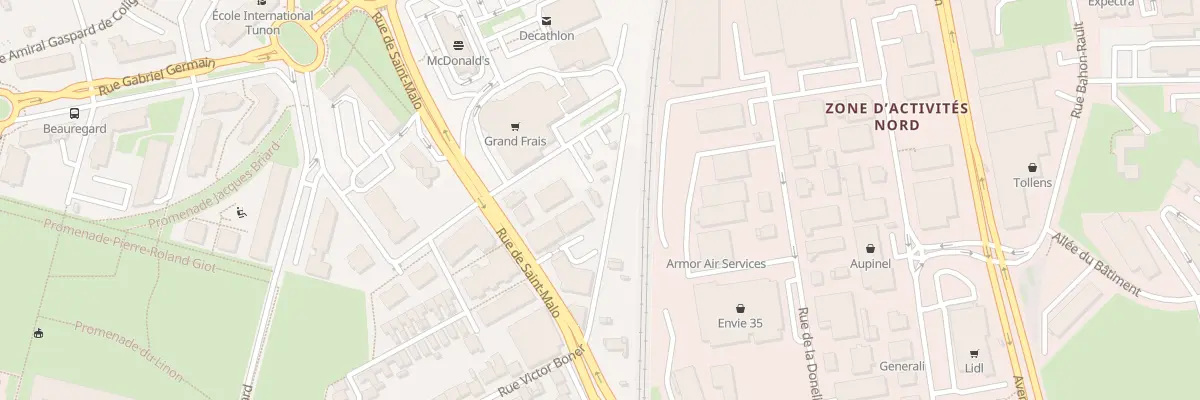 Plan du 296A Rue de Saint-Malo à Rennes