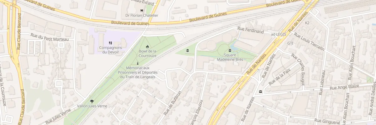 Plan du 30 Rue Ferdinand à Rennes