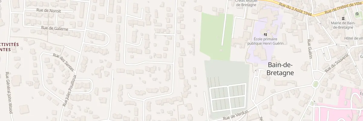 Plan du 31 Rue Charles Richelot à Bain-de-Bretagne