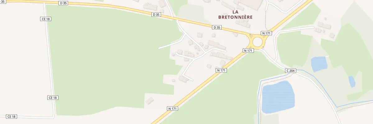 Plan du 72 La Bretonnière à La Grigonnais