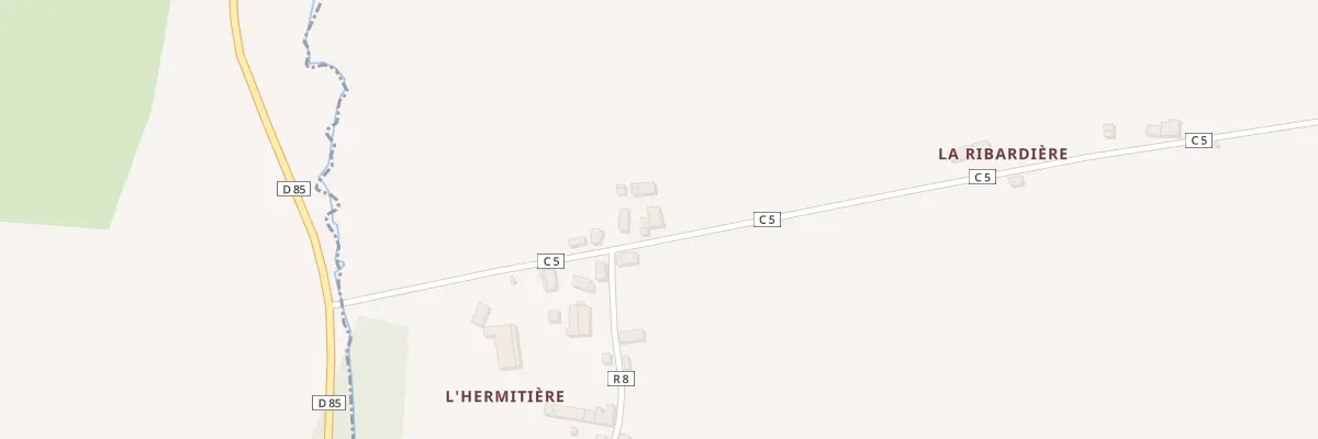 Plan du 5136 L’Hermitiere à Broualan