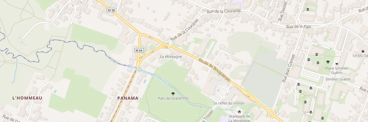 Plan du 183 Rte de Bouguenais à La Montagne