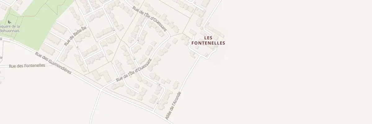 Plan du 11 All de l’Aronde à Melesse