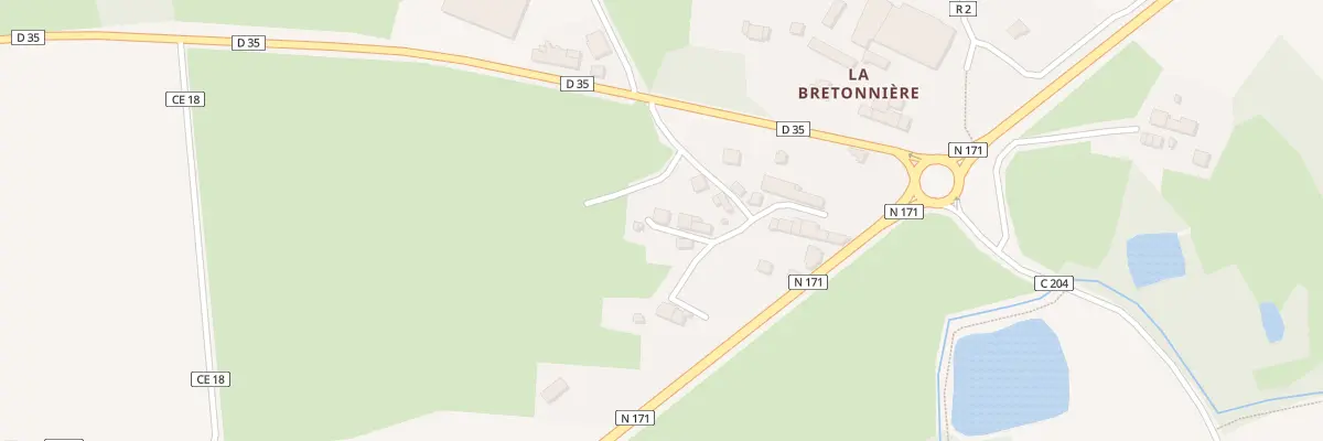 Plan du 70 La Bretonnière à La Grigonnais