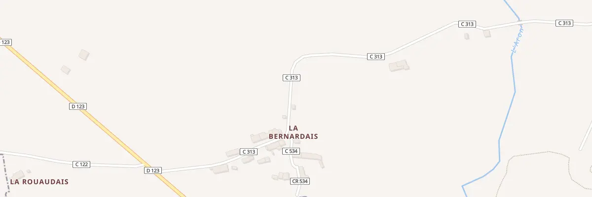 Plan du 6381 La Bernardais à Grand-Fougeray